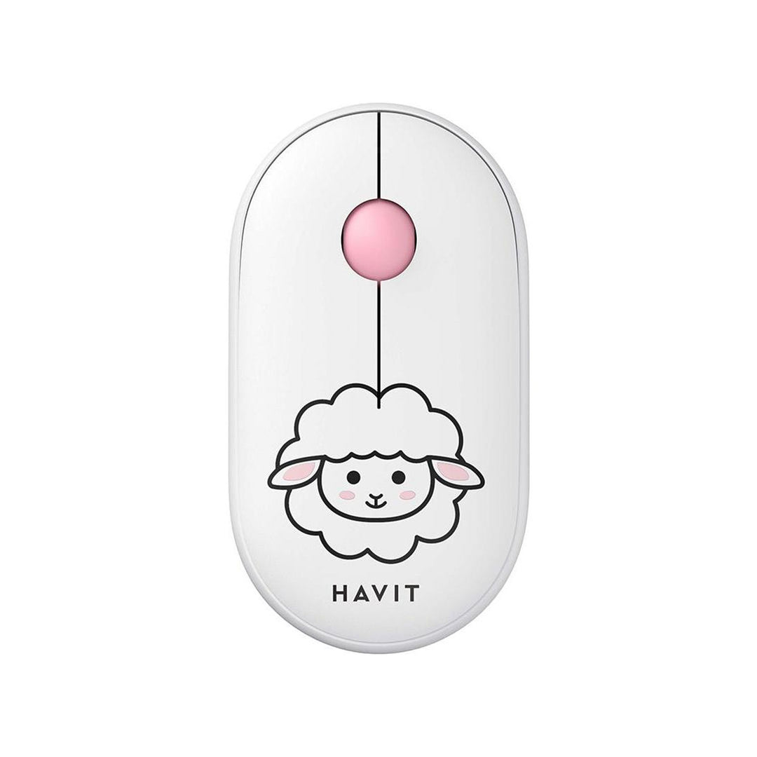 Mouse Inalámbrico Havit MS75GT Infantil Oveja Blanco 1600 DPI