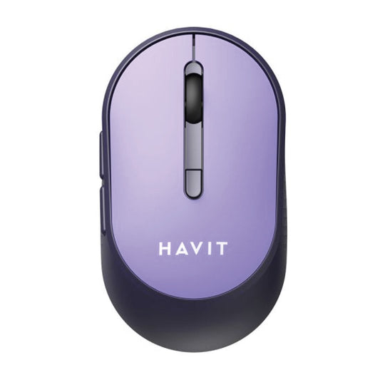 Mouse Inalámbrico Havit - 3200 DPI 2.4GHz – Púrpura
