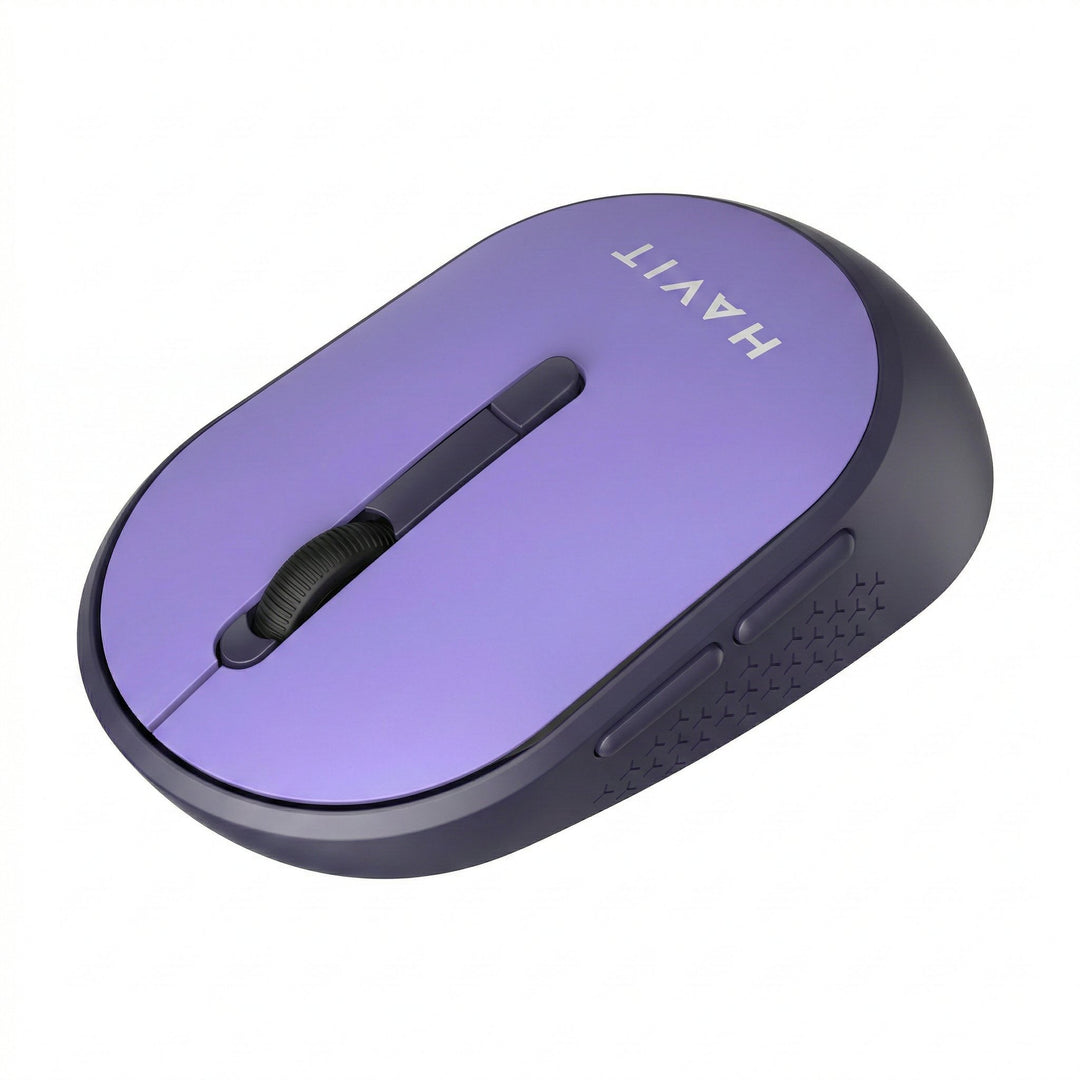 Mouse Inalámbrico Havit - 3200 DPI 2.4GHz – Púrpura
