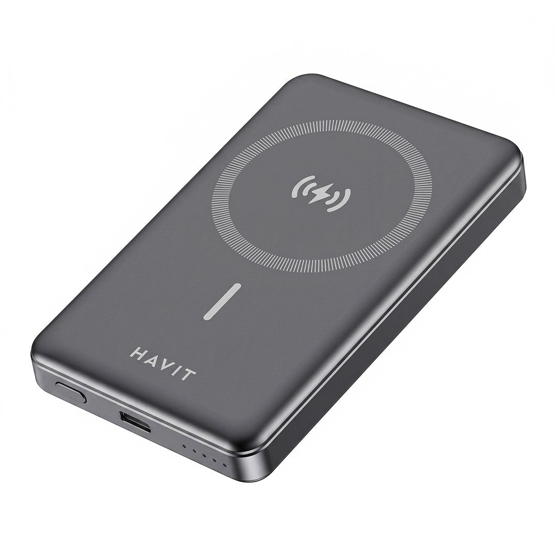 Power Bank Havit PB5203 Inalámbrico 10000 mAh – Carga Rápida 20W