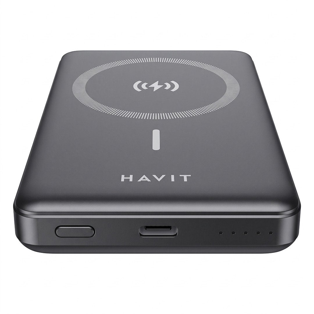 Power Bank Havit PB5203 Inalámbrico 10000 mAh – Carga Rápida 20W
