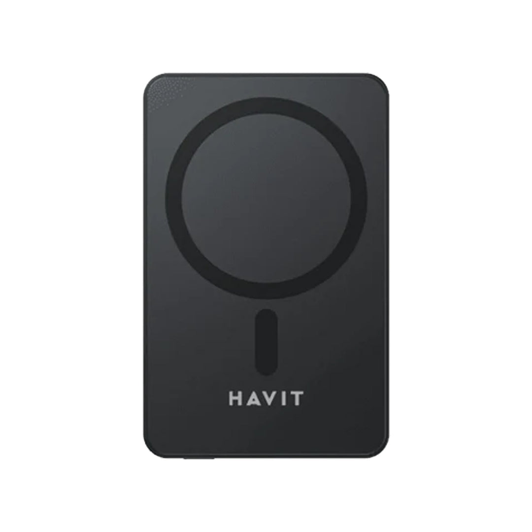 Power Bank Havit PB5217 10000mAh Negro Carga Inalámbrica 15W USB-C