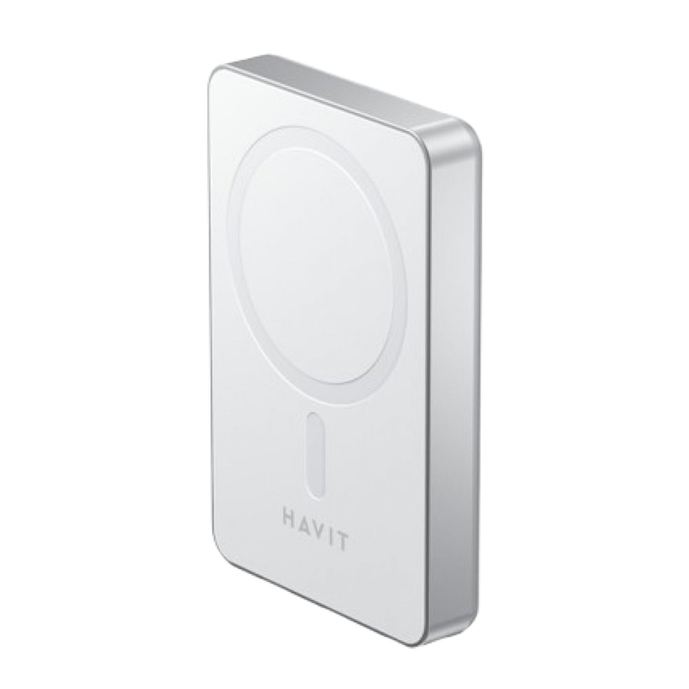 Power Bank Havit PB5217 10000mAh Blanco Carga Inalámbrica 15W USB-C