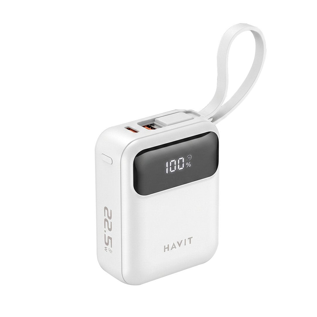 Power Bank Havit PB5266 10000 mAh 20W con Pantalla LED