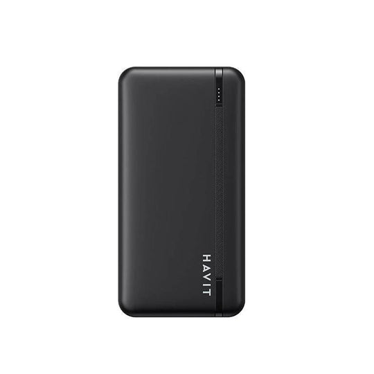 Power Bank Havit PB90 10000mAh Negro con 2 USB y USB-C