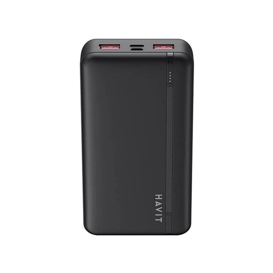 Power Bank Havit PB92 20000 mAh con Carga Rápida PD 20W y 22,5W – Negro