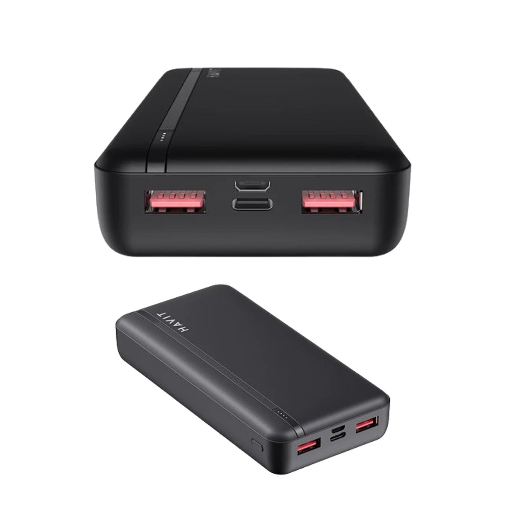 Power Bank Havit PB92 20000 mAh con Carga Rápida PD 20W y 22,5W – Negro