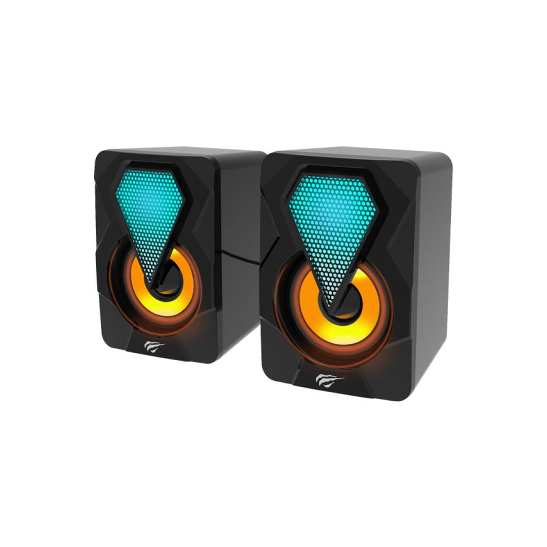 Parlantes Havit Gaming 2.0 USB y 3.5 mm