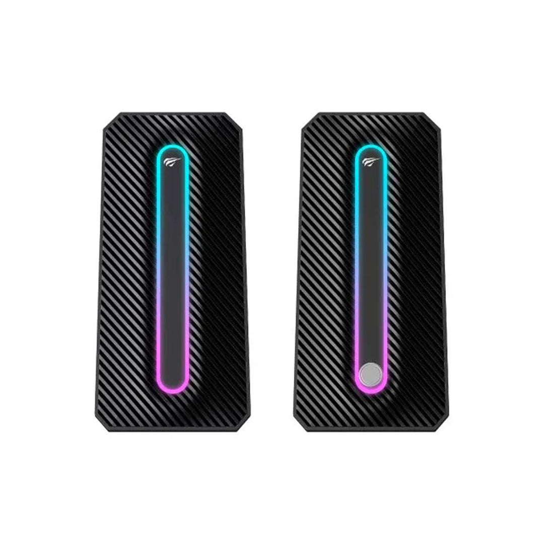 Parlantes Gamer Havit SK216 RGB USB 10W Estéreo para PC