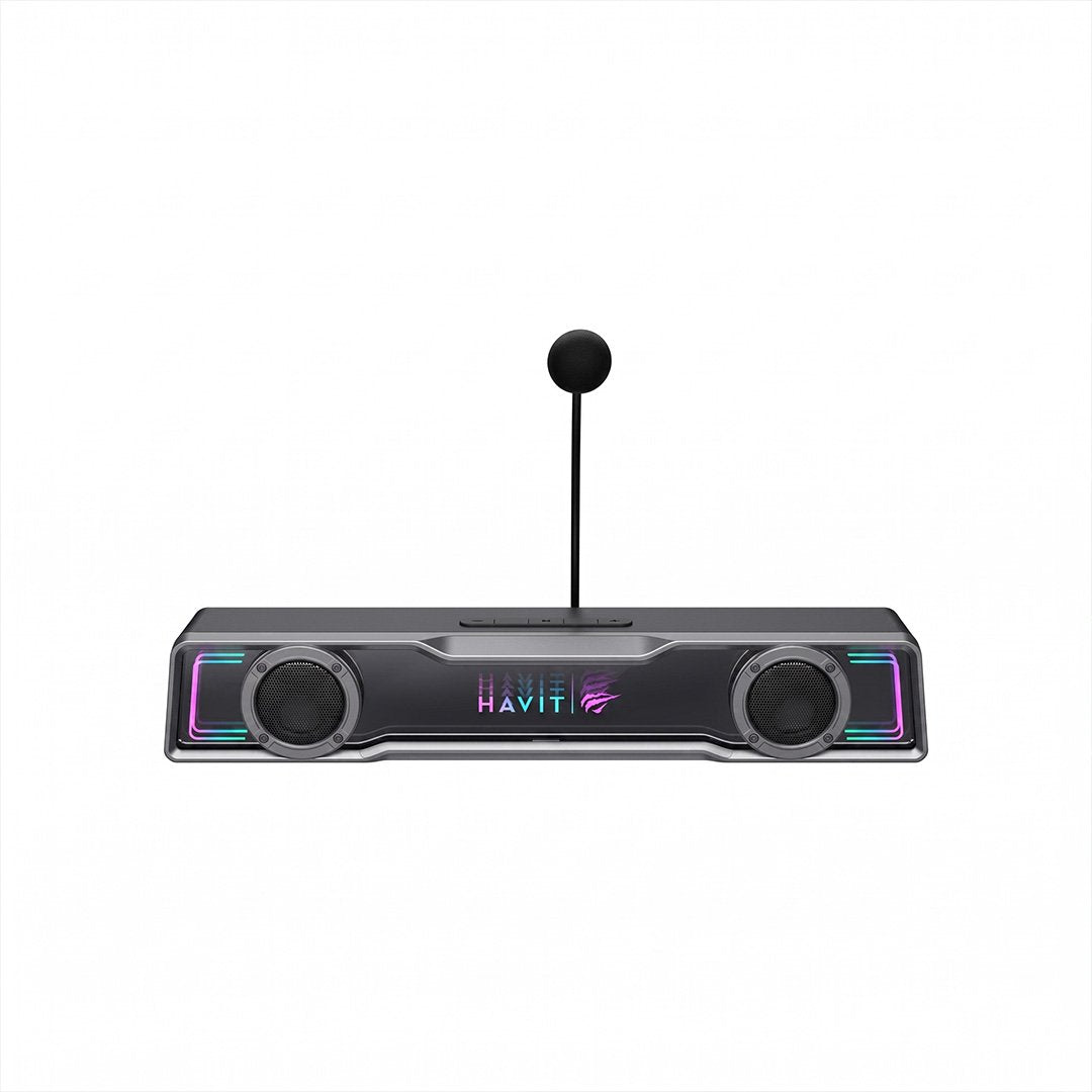 Soundbar Gamer Havit SK220 RGB Bluetooth con Micrófono