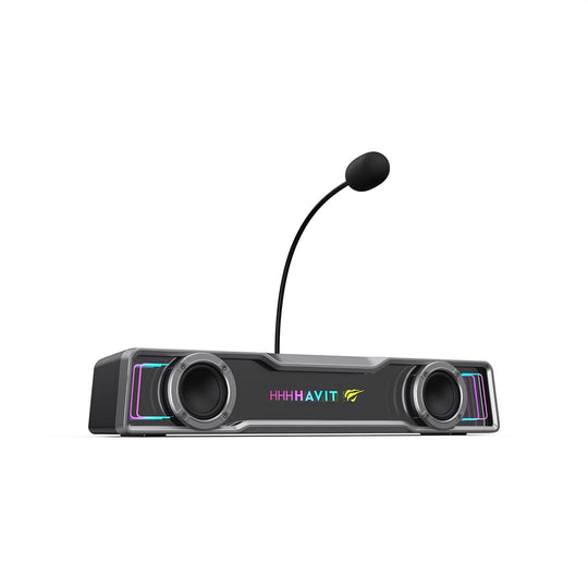 Soundbar Gamer Havit SK220 RGB Bluetooth con Micrófono