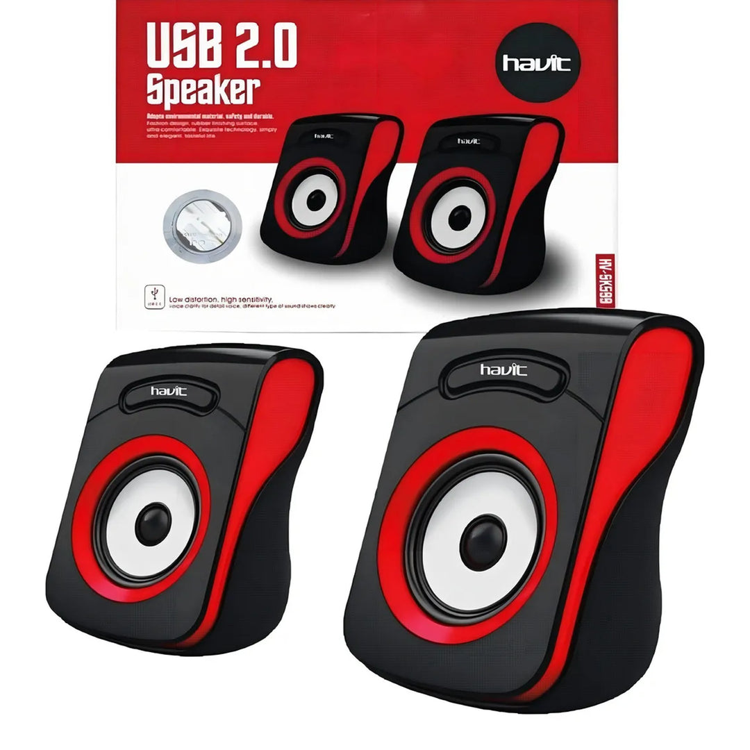 Parlante Havit HV-SK599 para PC USB y 3.5 mm