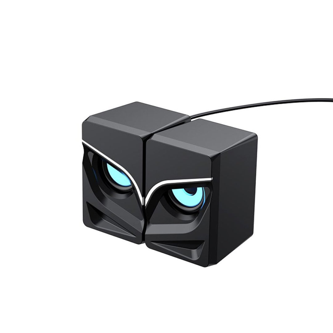Parlantes Gamer Havit SK708 USB 6W RMS con Iluminación LED