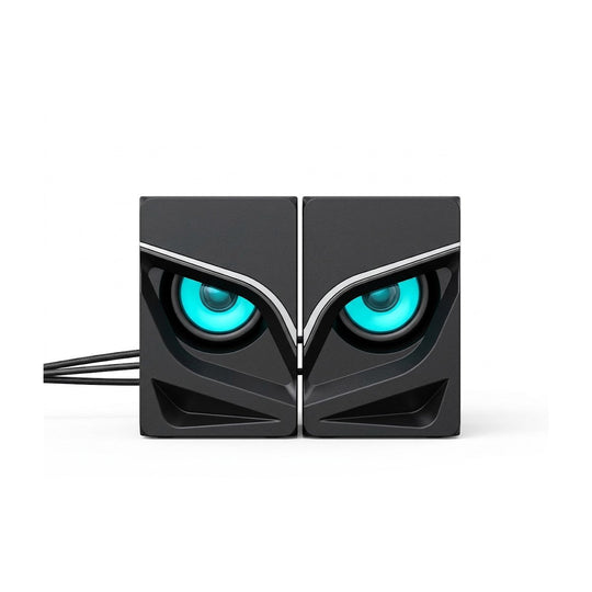 Parlantes Gamer Havit SK708 USB 6W RMS con Iluminación LED