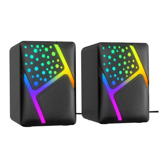 Parlantes Havit SK763 para PC USB 2.0 con LED