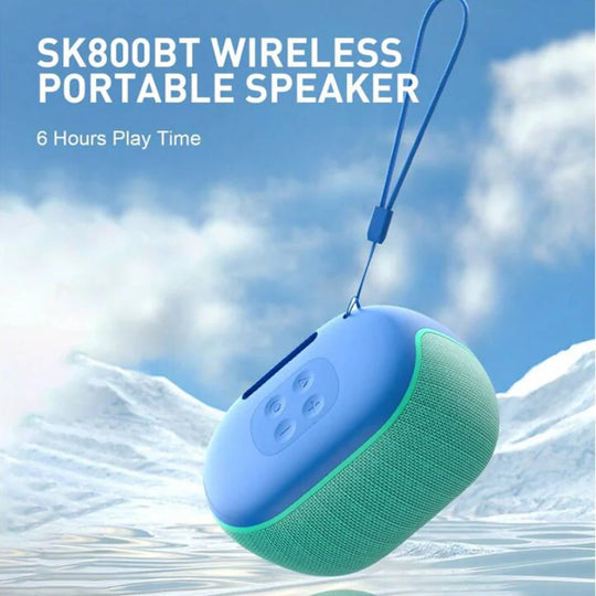 Parlante Bluetooth Havit 4W Portátil Azul con USB, TF y FM