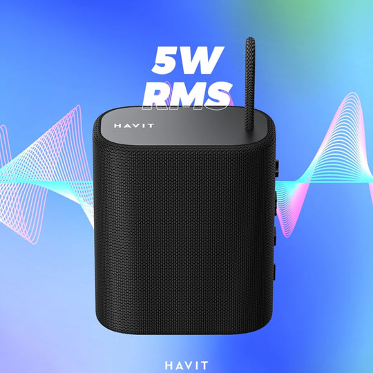 Parlante Bluetooth Havit SK801BT 5W Portátil Negro
