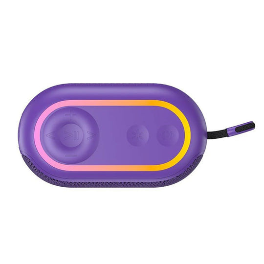 Parlante Bluetooth Havit SK809 7W RGB Waterproof IPX6 Violeta
