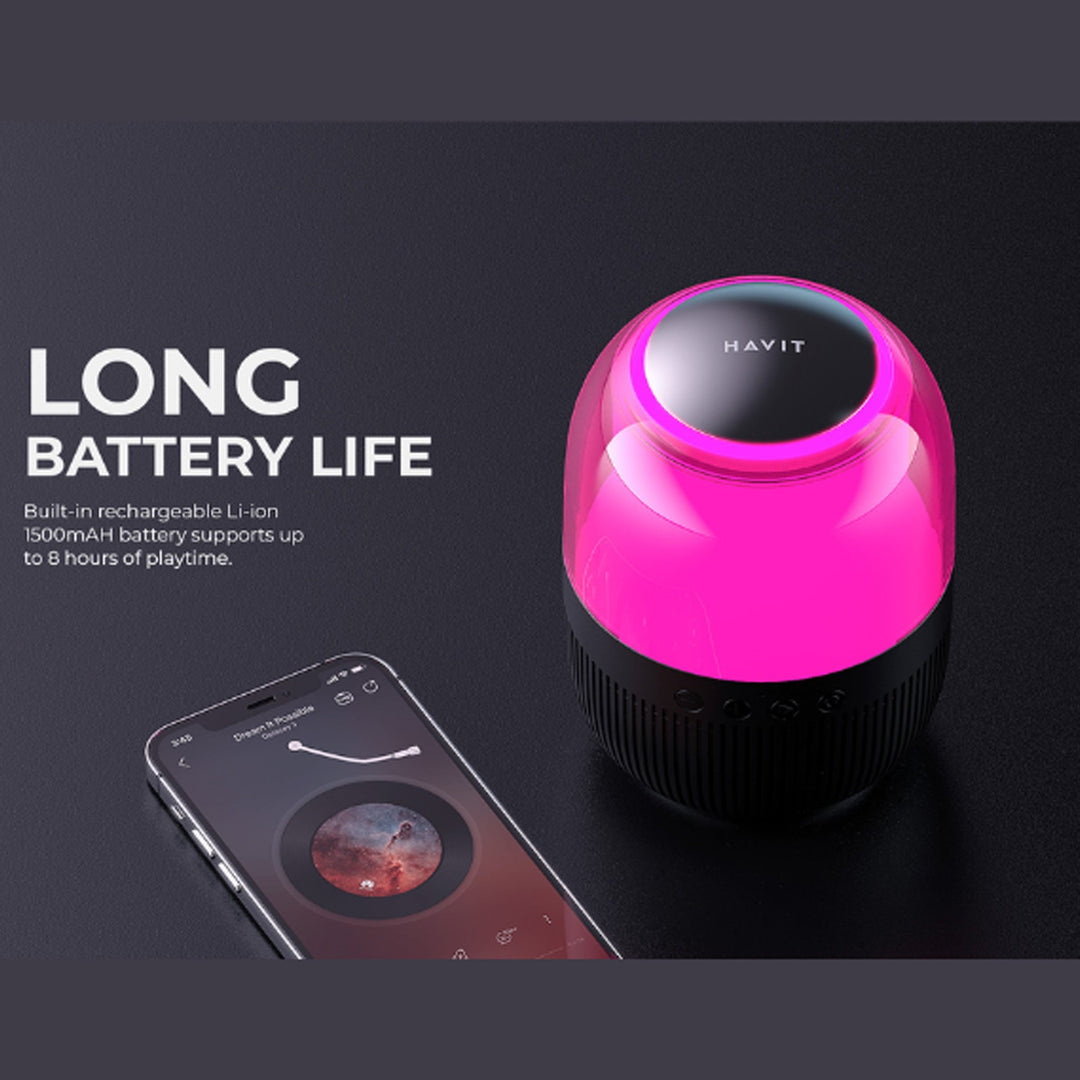 Parlante Bluetooth Havit SK889BT con Luz Multicolor RGB
