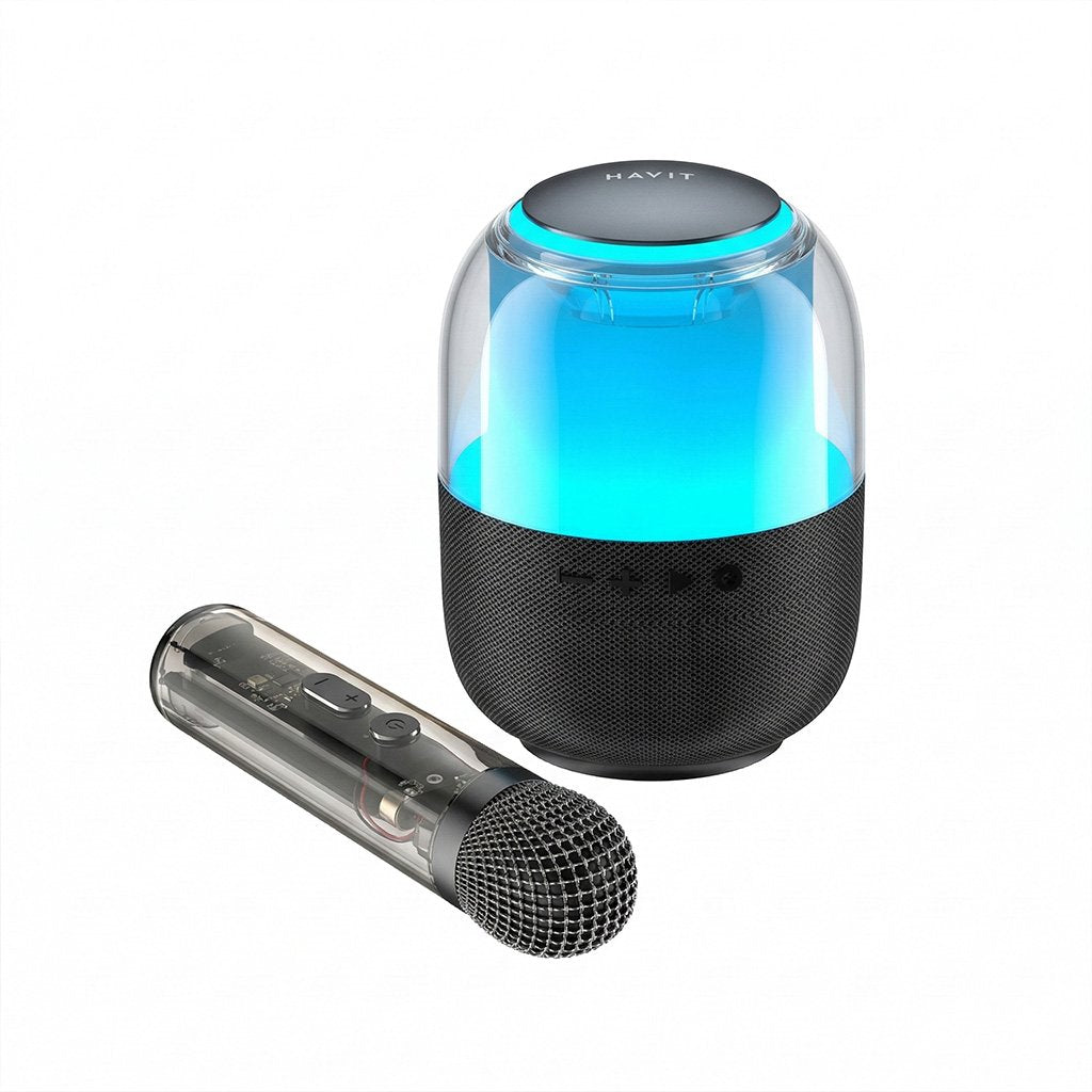 PARLANTE HAVIT INALAMBRICOParlante Havit SK849 Inalámbrico Bluetooth con RGB y Micrófono