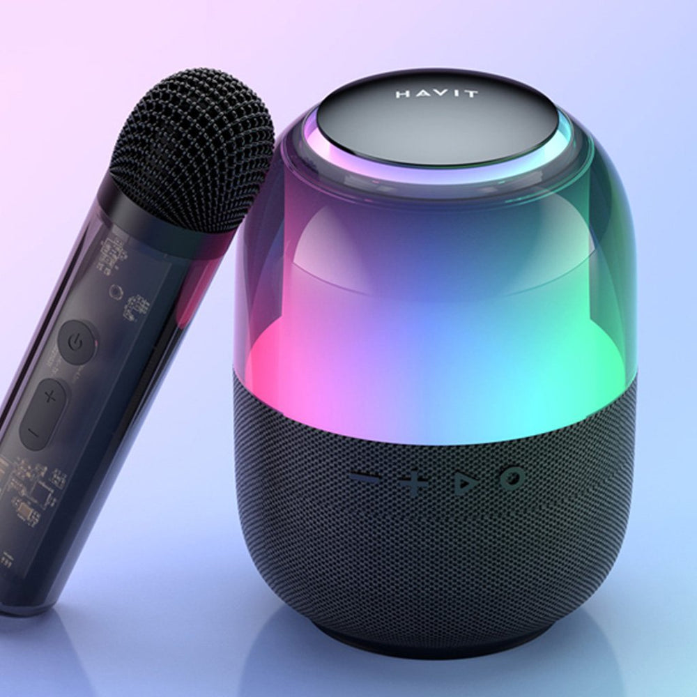 PARLANTE HAVIT INALAMBRICOParlante Havit SK849 Inalámbrico Bluetooth con RGB y Micrófono