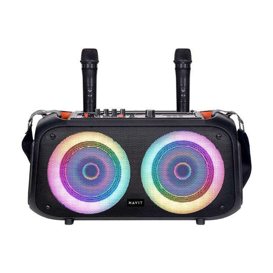 Parlante Trolley Havit Bluetooth 40W con Micrófonos y Control