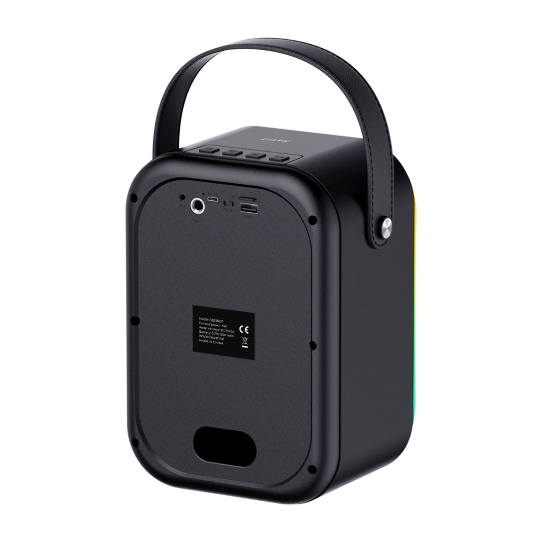 Parlante Havit SQ128BT Tipo Trolley Bluetooth RGB – Negro