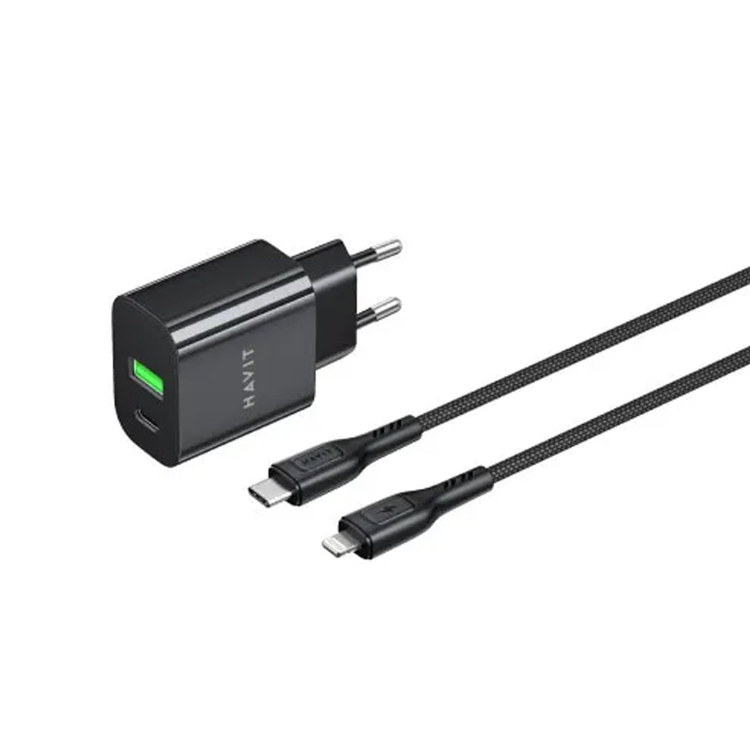 Cable Havit USB-C a Lightning para iPhone 30W – 1 m