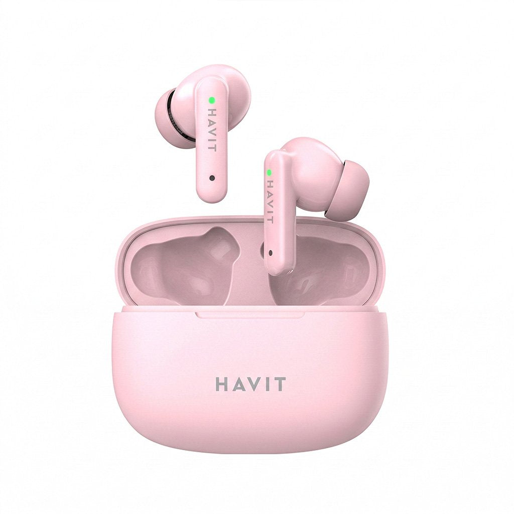 Auricular Havit Inalámbrico Bluetooth True Wireless Pink