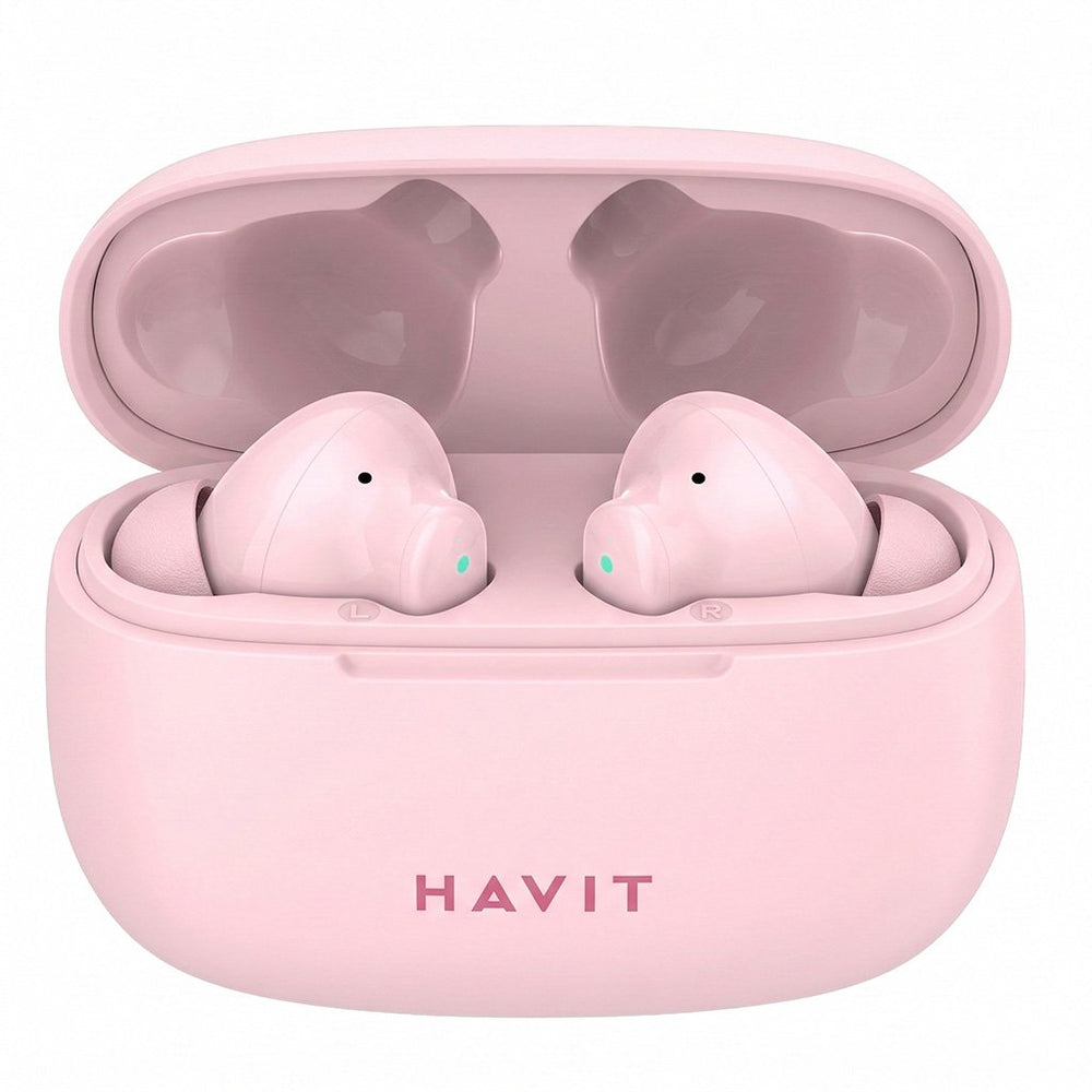 Auricular Havit Inalámbrico Bluetooth True Wireless Pink
