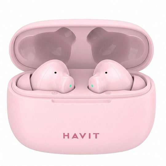 Auricular Havit Inalámbrico Bluetooth True Wireless Pink