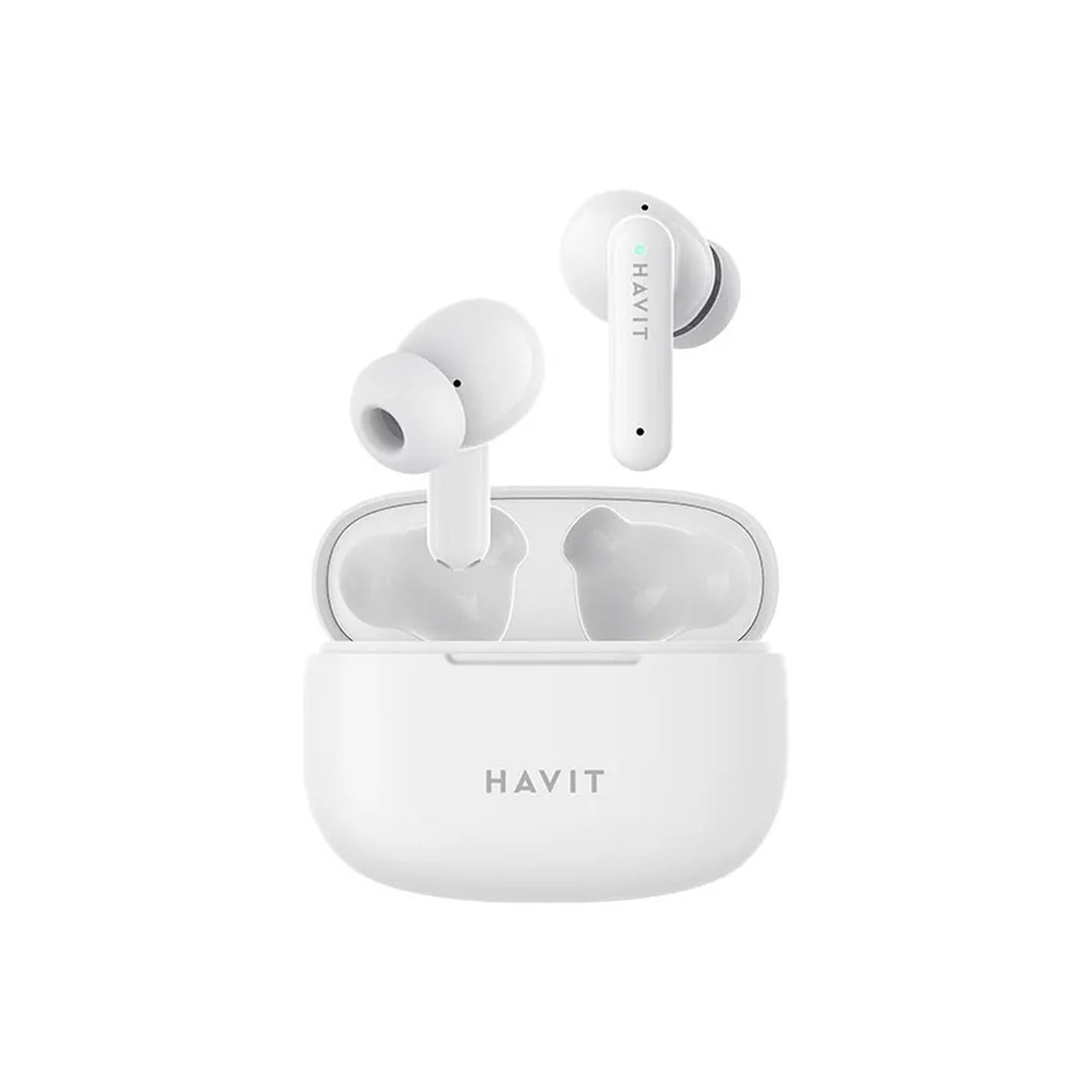 Auriculares Inalámbricos Havit TW967 Bluetooth 5.1 TWS con Control Táctil – Blanco