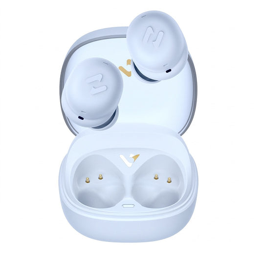 Auricular Havit inalámbrico Bluetooth 5.0 con control táctil inteligente, azul