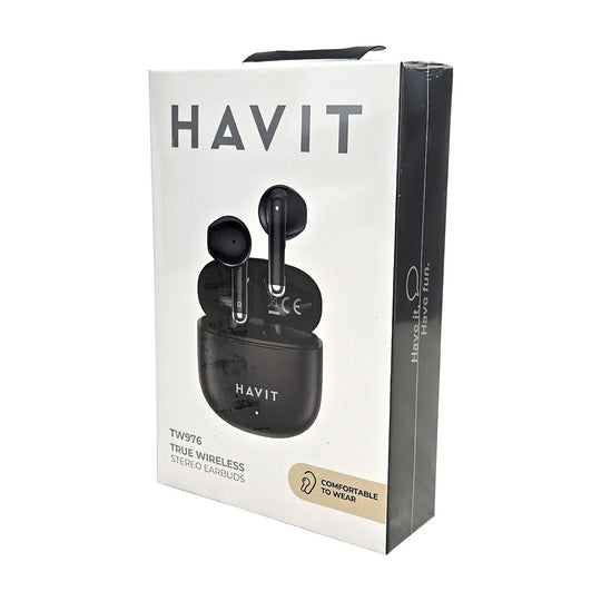 Auriculares Inalámbricos Havit TW976 Bluetooth 5.3 – Negro