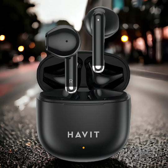 Auriculares Inalámbricos Havit TW976 Bluetooth 5.3 – Negro