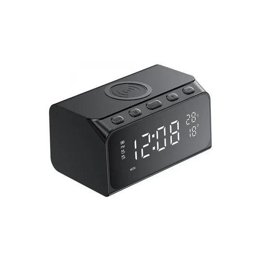 Cargador Inalámbrico 6 en 1 Havit W3041 con Reloj Alarma y Altavoz