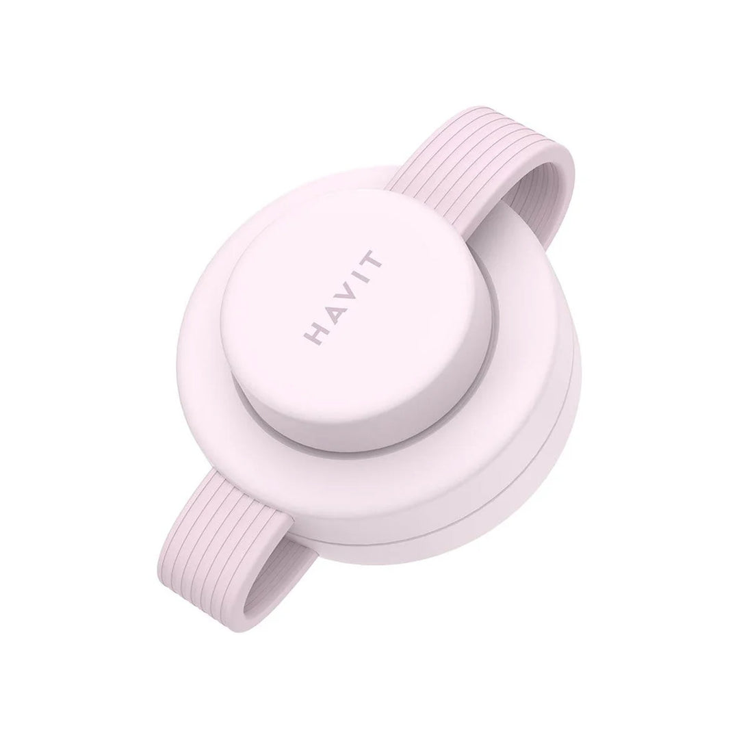 Cargador Inalámbrico 3 en 1 Havit W3105 Rosa Plegable | Carga Rápida 15W