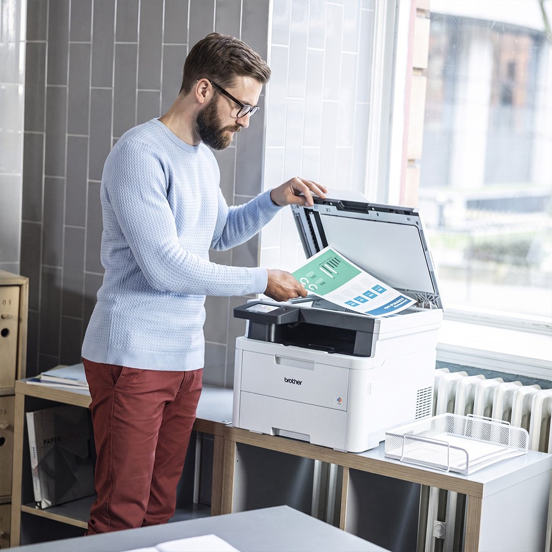 Impresora Multifunción Brother DCP-L3560CDW Láser Color WiFi