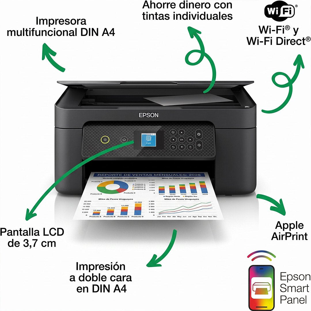 Impresora Multifunción Epson XP-3200 WiFi Dúplex Touch