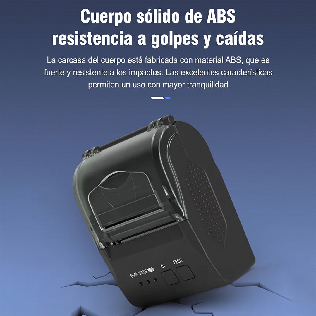 Impresora Térmica Portátil ZJ-5810 58 mm Bluetooth USB-C