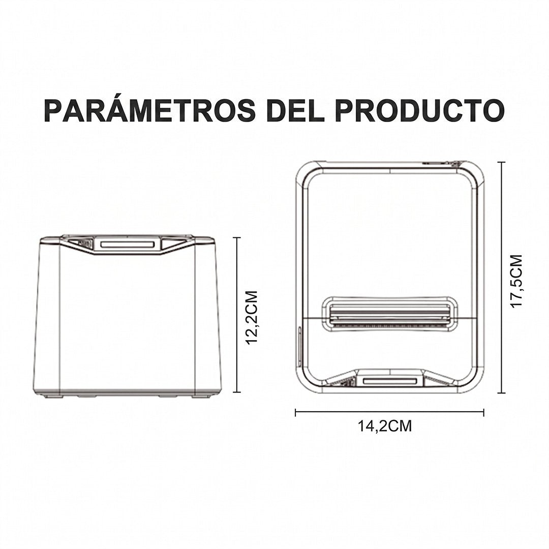 Impresora Térmica de Tickets ZJ-8370 80 mm USB LAN WiFi con Autocorte