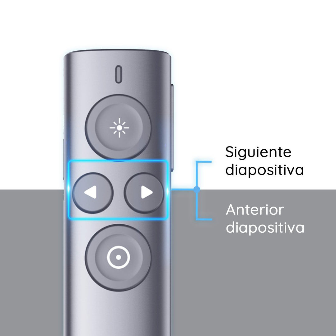 Presentador Inalámbrico N95s Pro con Air Mouse y Láser Digital