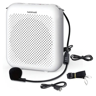 Amplificador de Voz S358 Portátil con Micrófono Cableado Recargable