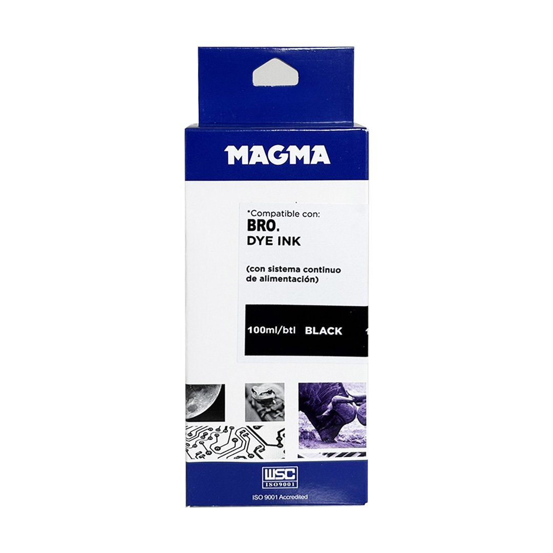 Tinta Magma Negra Dye para Brother CISS 100 ml