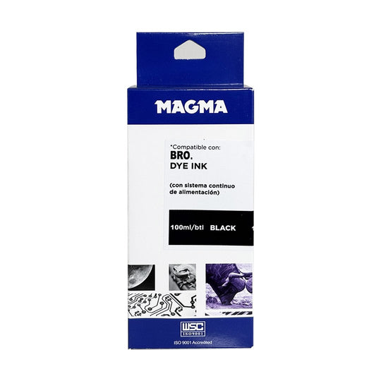 Tinta Magma Negra Dye para Brother CISS 100 ml