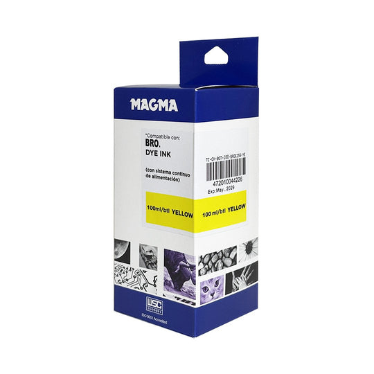 Tinta Magma Amarilla Dye para Brother CISS 100 ml