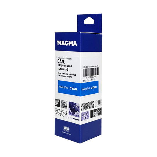 Tinta Magma Cian para Canon CISS 100 ml