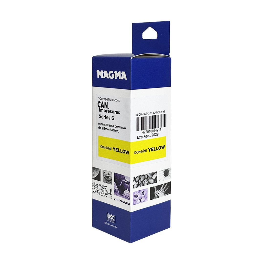 Tinta Magma Amarilla para Canon CISS 100 ml