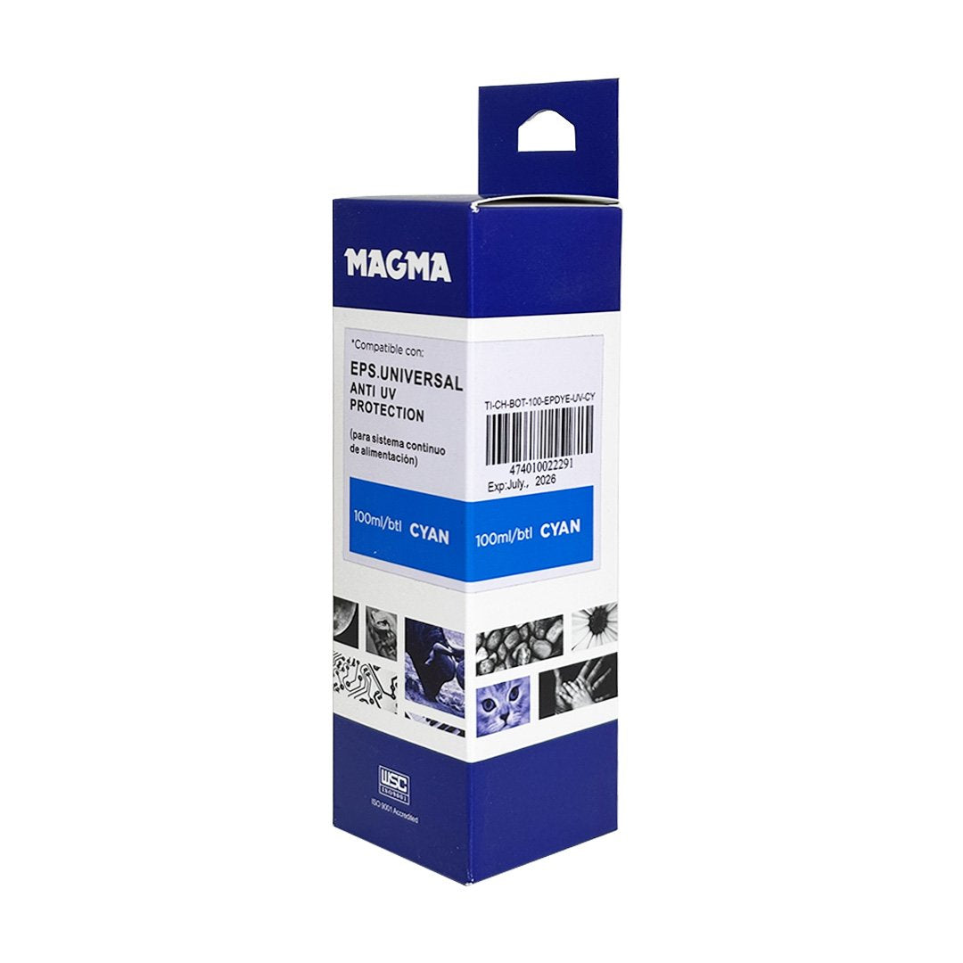 Tinta Magma Cian Anti UV para Epson CISS 100 ml