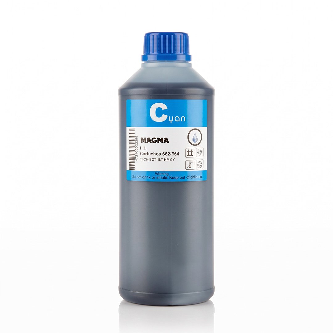 Tinta Magma Cian para HP 1 Litro